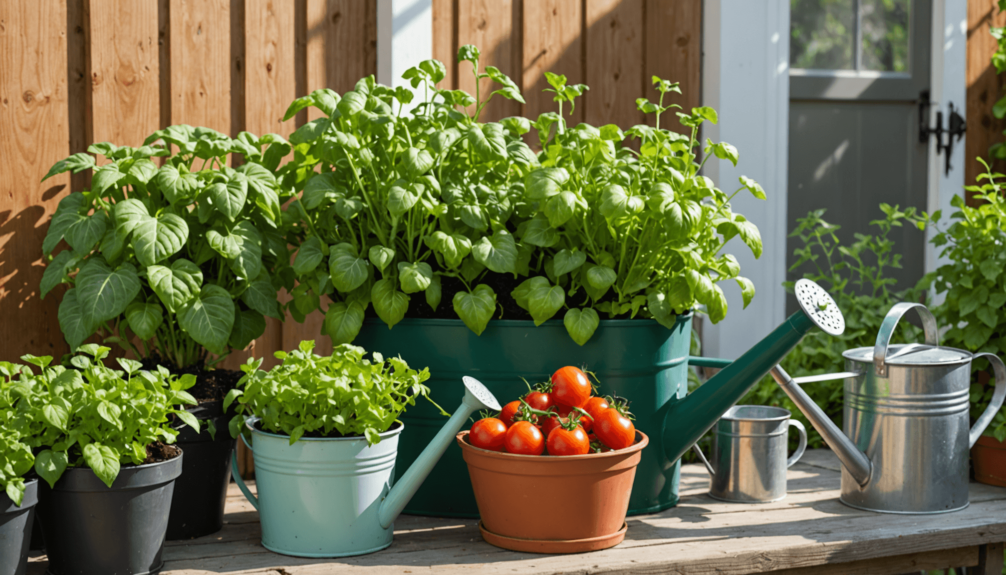 Edible plants for small spaces, urban farming, gardening