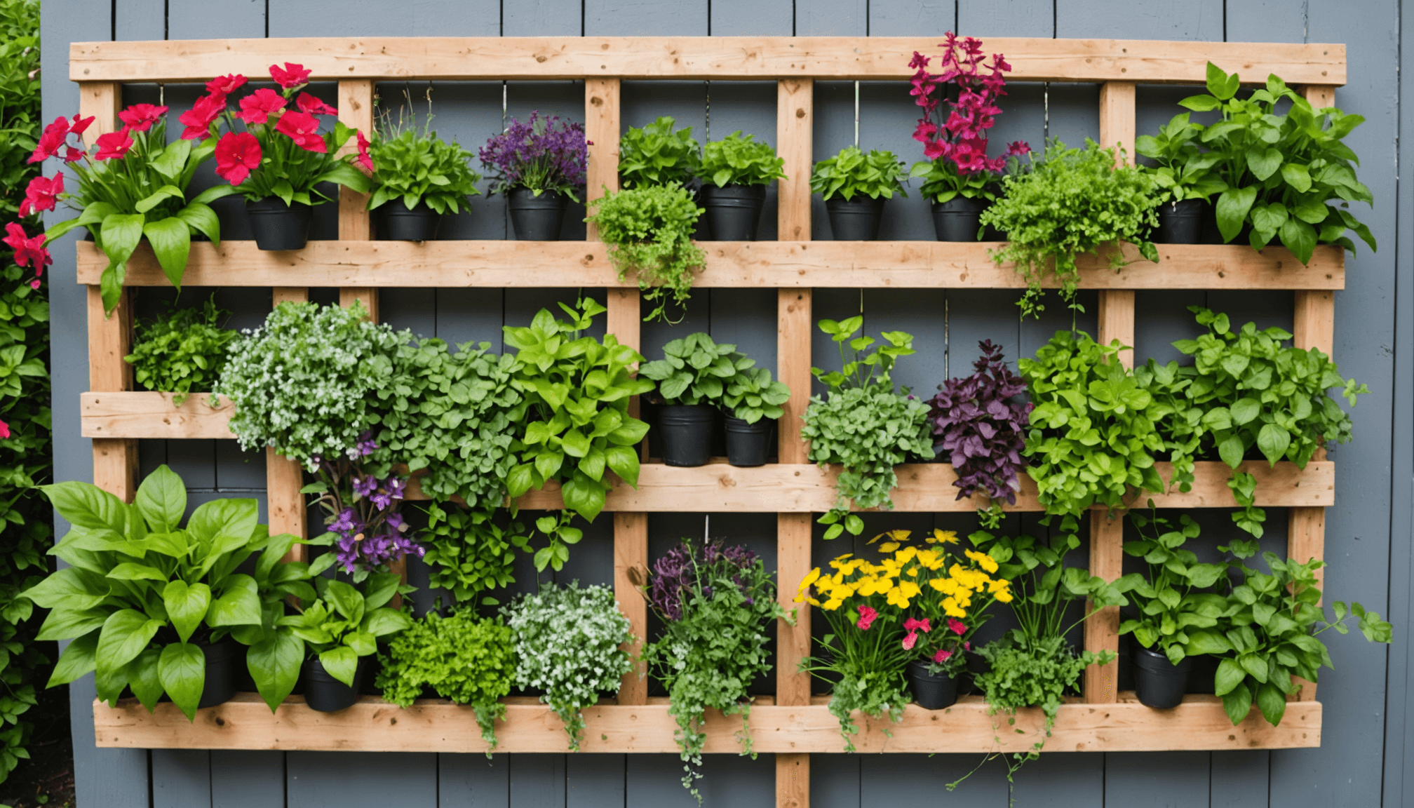 Crafting a vertical vegetable garden, gardening techniques, space-saving