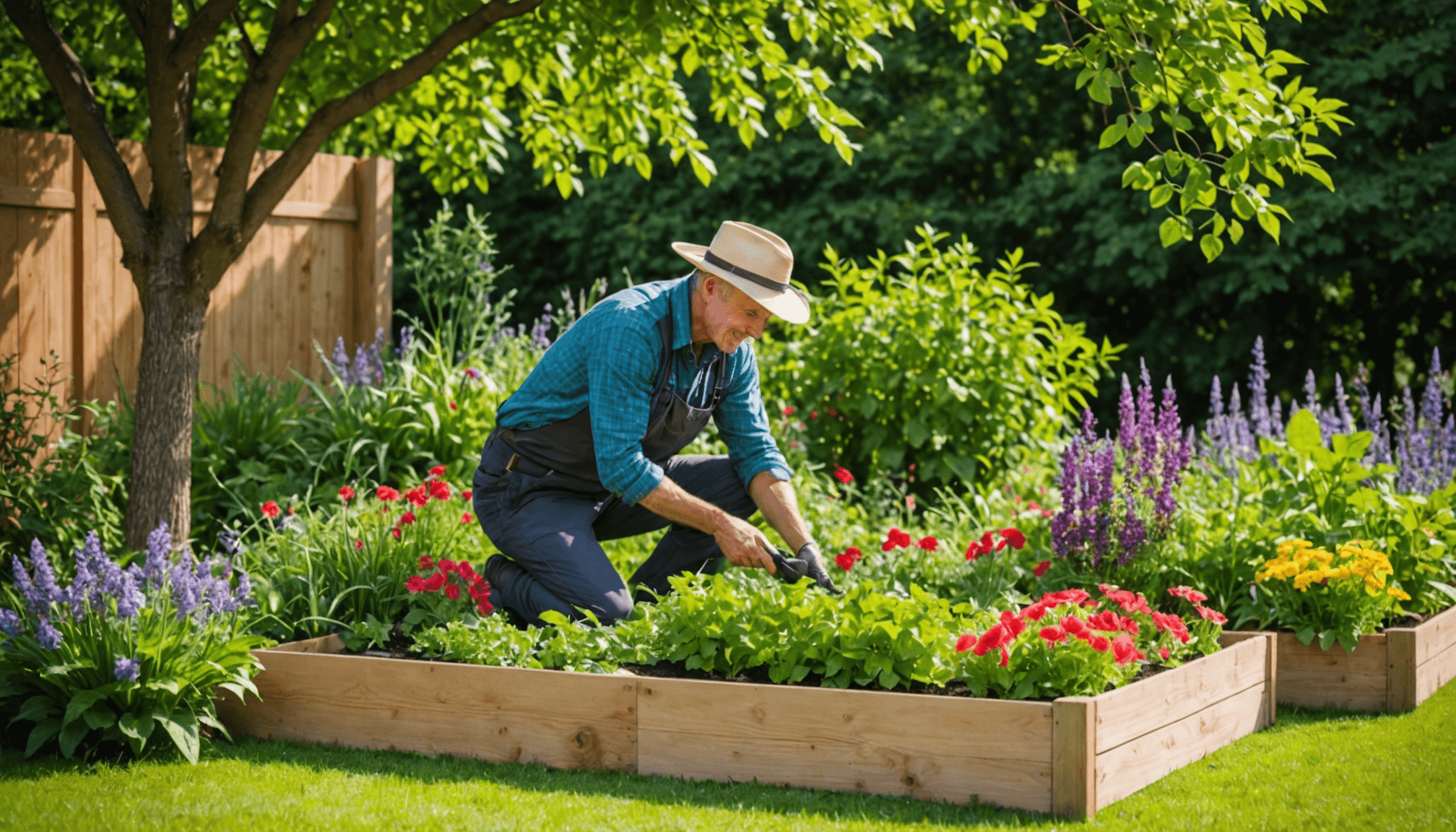Building raised garden beds in tight spaces, gardening, DIY projects