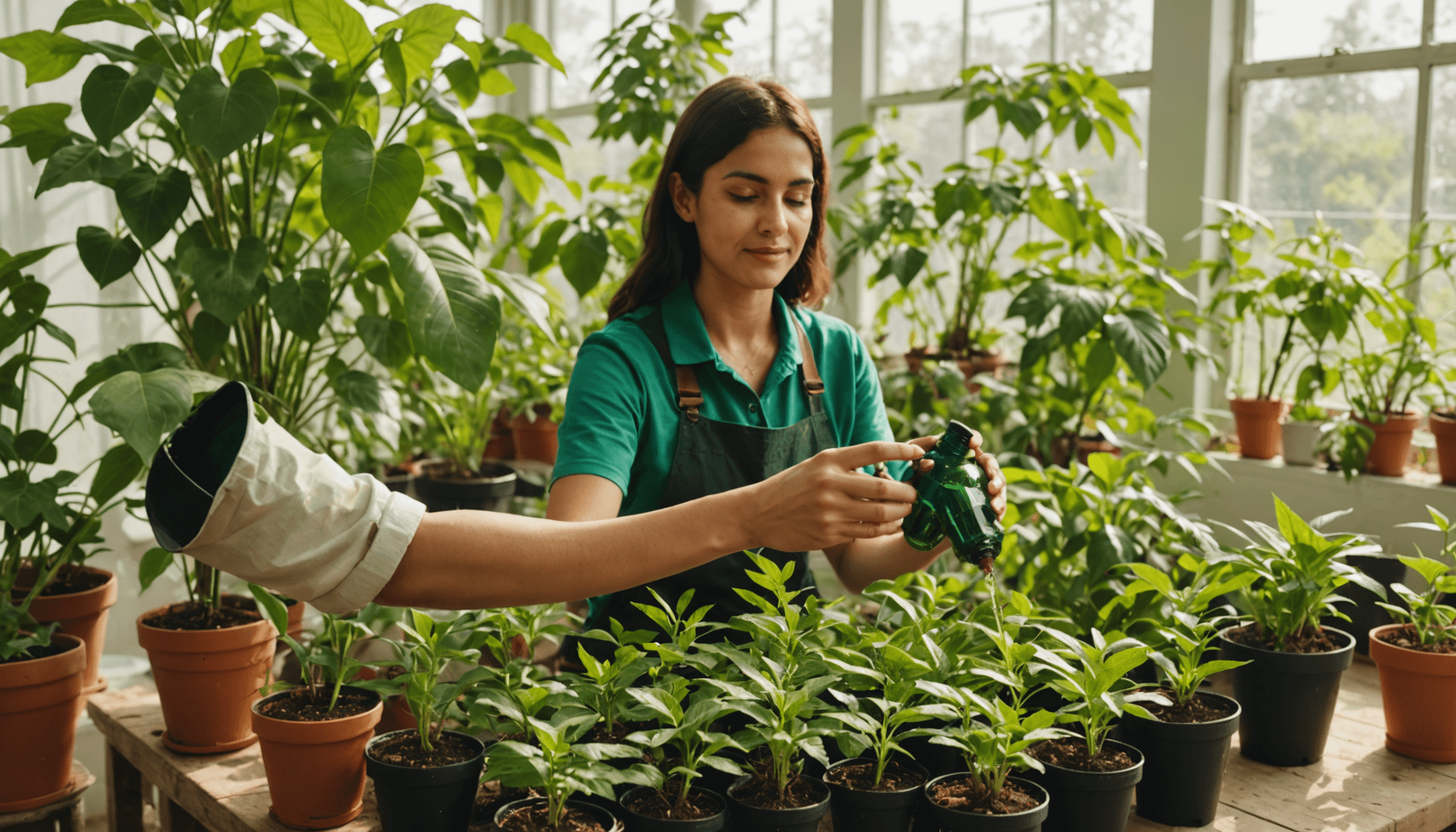 Identifying pests and diseases in a plant nursery