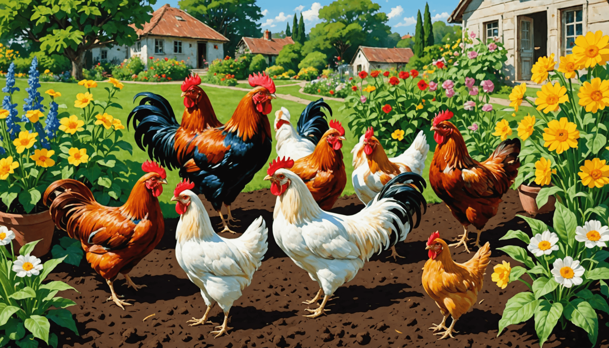 Using chickens to enhance soil health