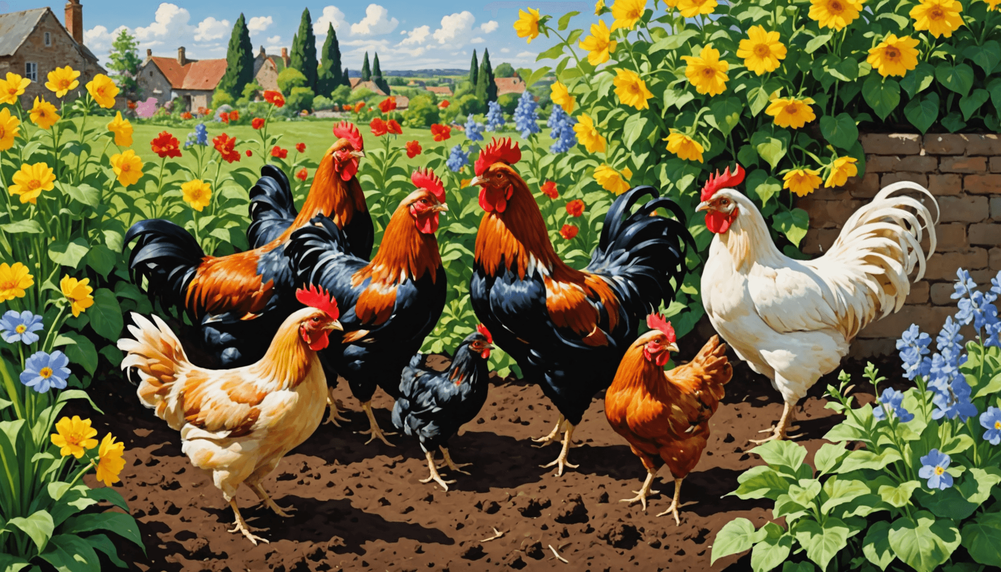 Using chickens to enhance soil health