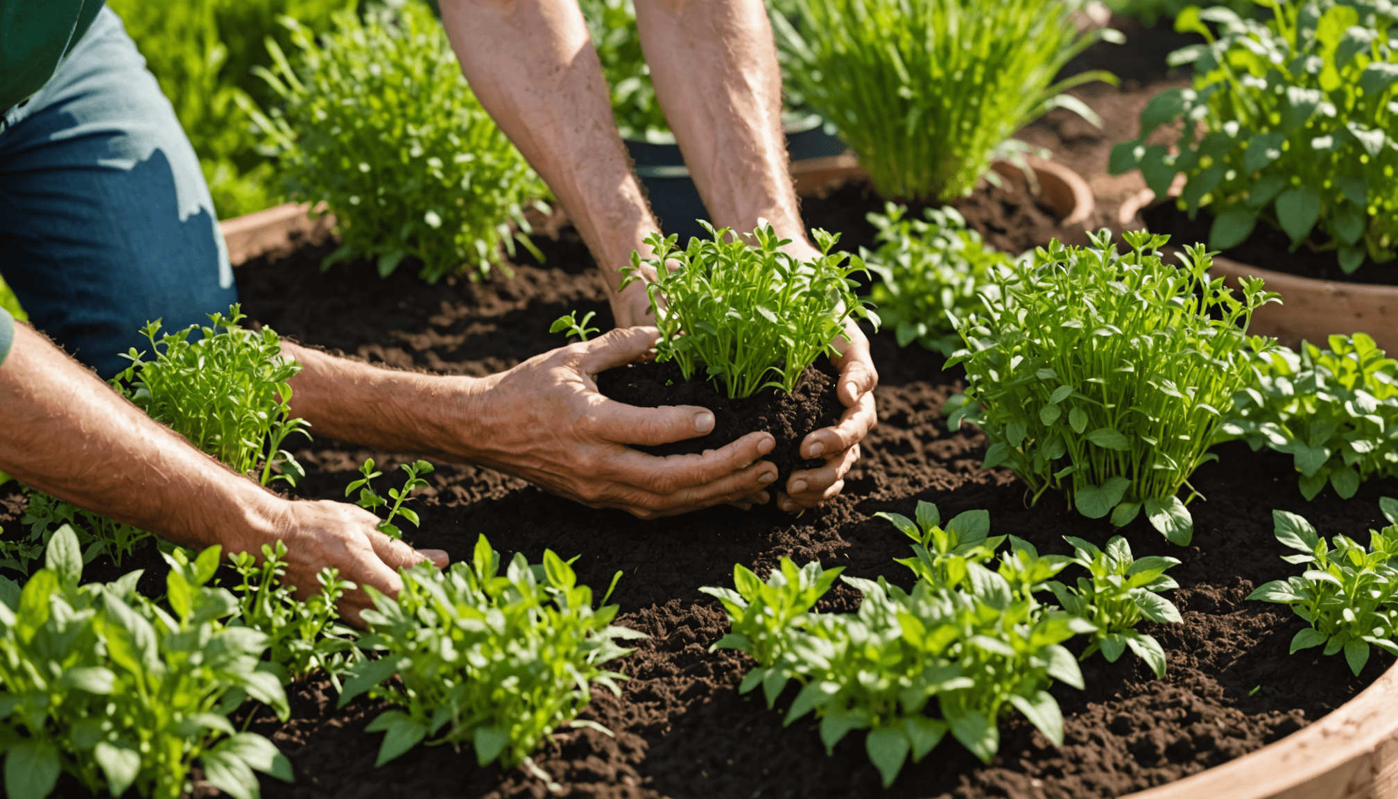 Creating a simple herb spiral, landscaping, small gardens