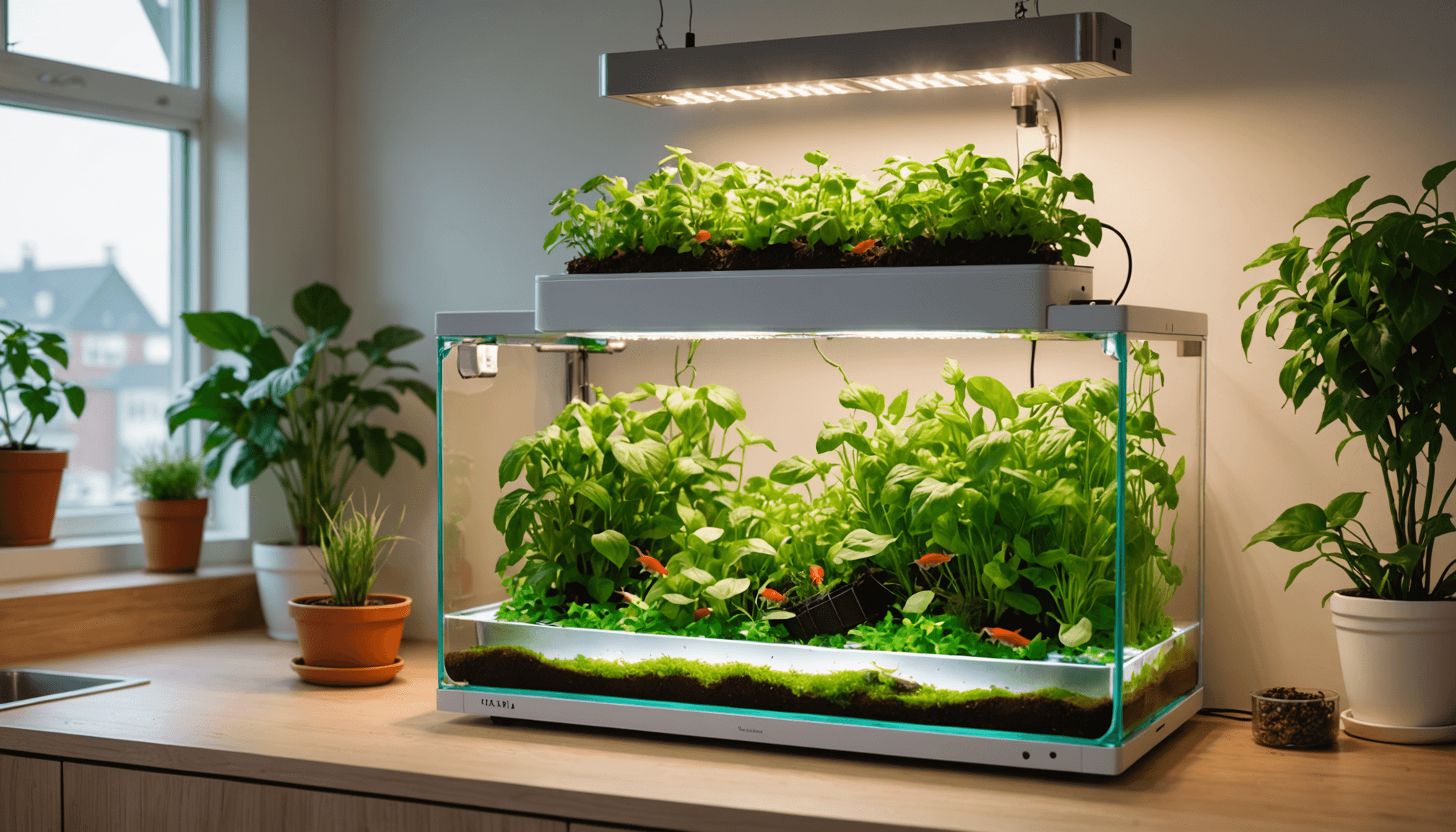 Exploring aquaponics for small spaces, sustainable farming, gardening