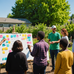 Starting a small community garden, neighbors, community building