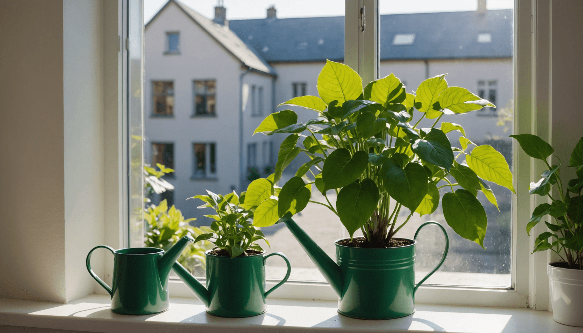 Utilizing windowsills for gardening, indoor gardening, small spaces