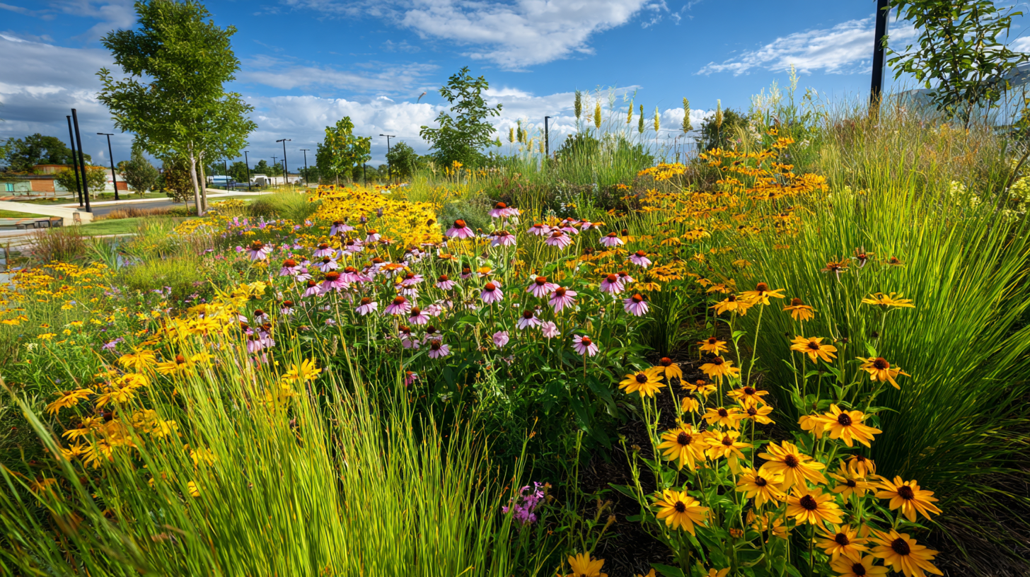 DIY rain garden for water management