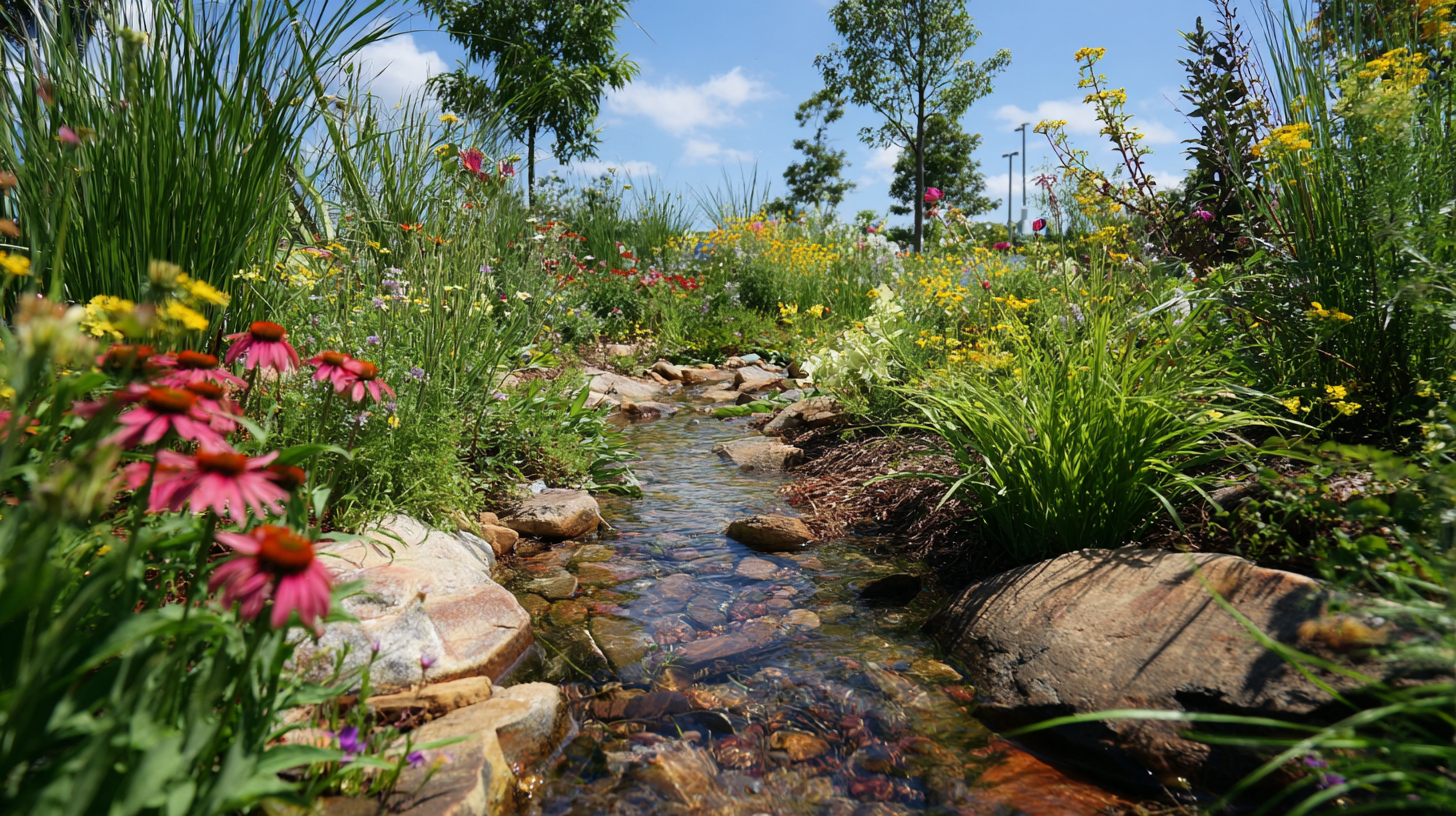 DIY rain garden for water management