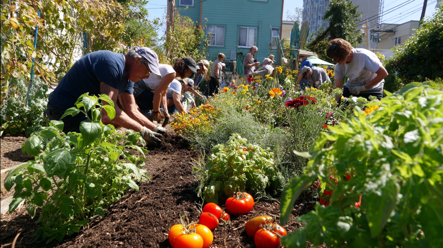 Starting a community garden for local self-sufficiency