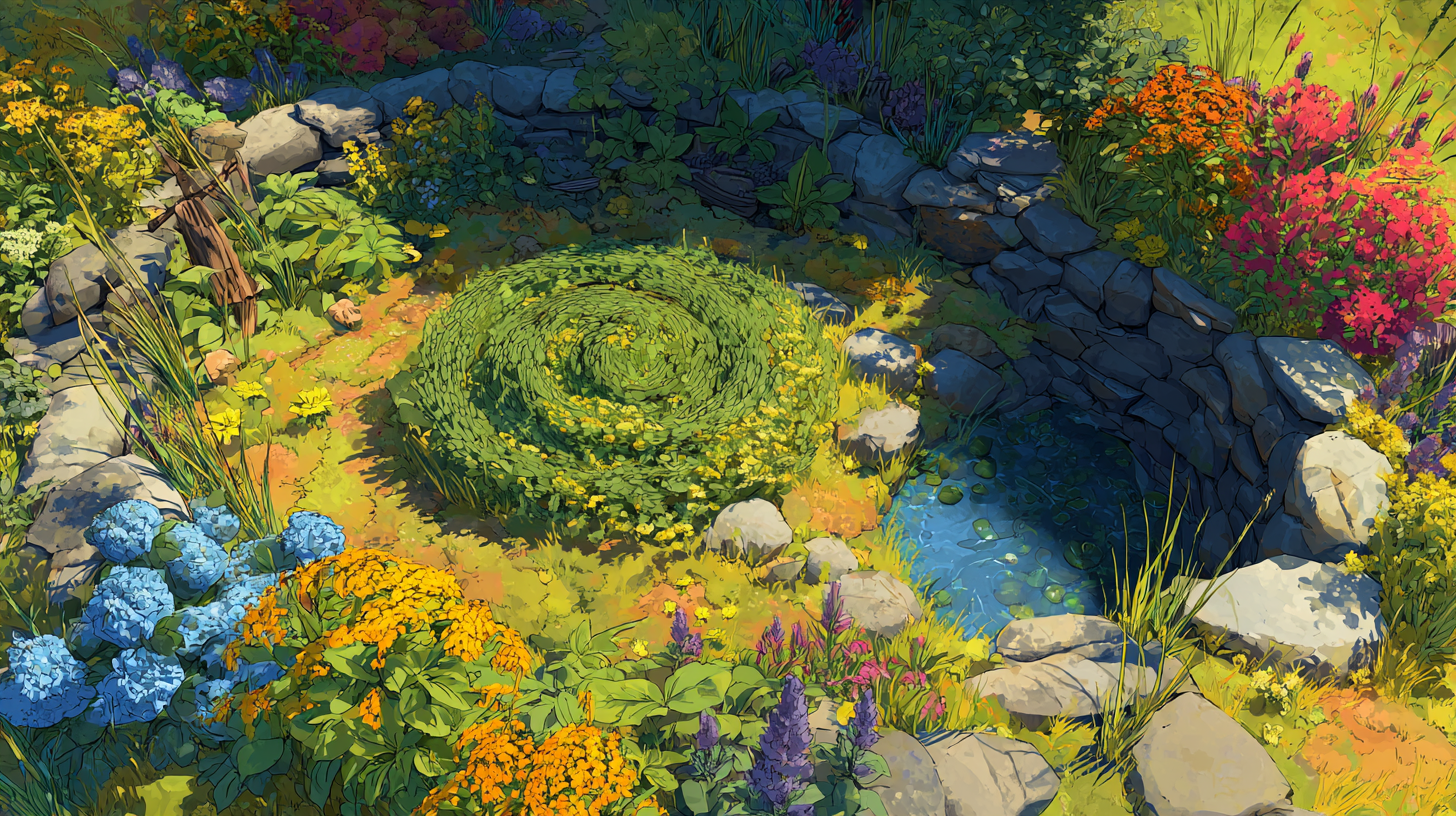 How to start a herb spiral for your garden