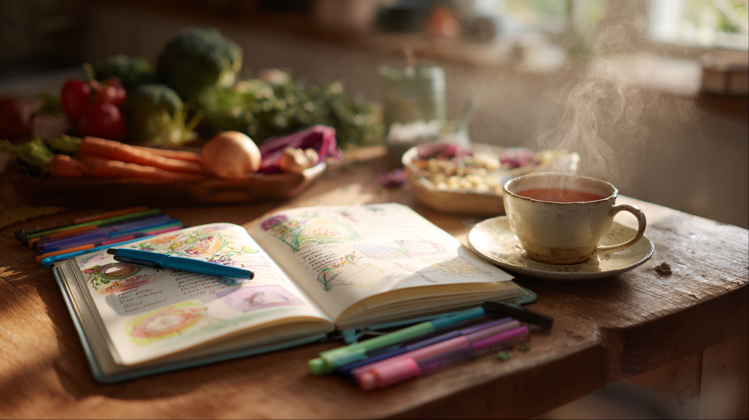 Starting a personal food journal for tracking meals