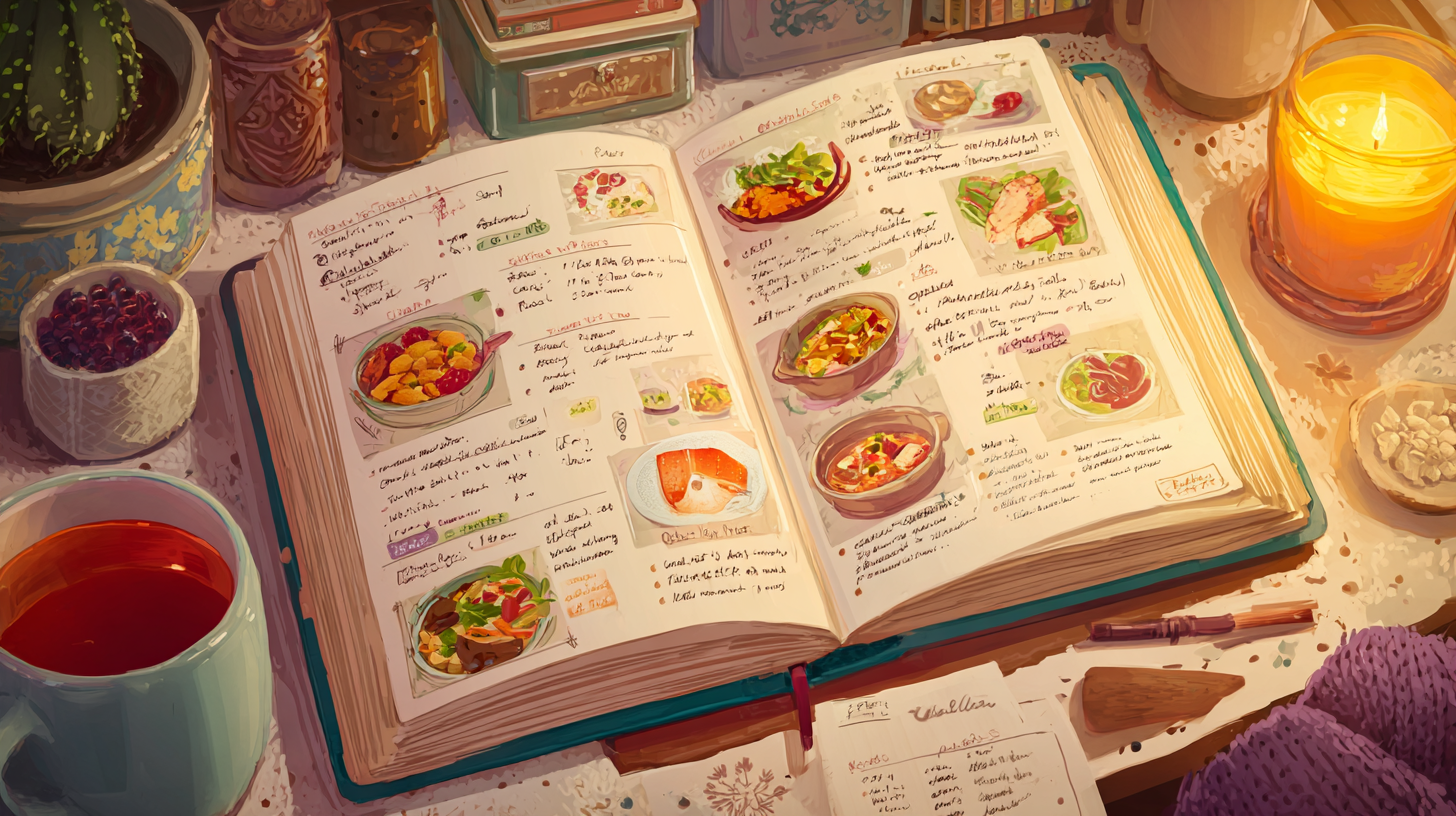 Starting a personal food journal for tracking meals